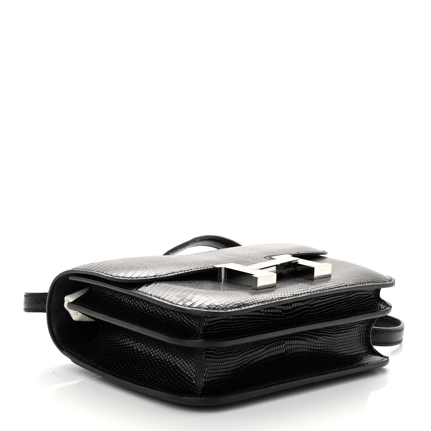 Hermes Lizard Constance 18 Black 4 of 13