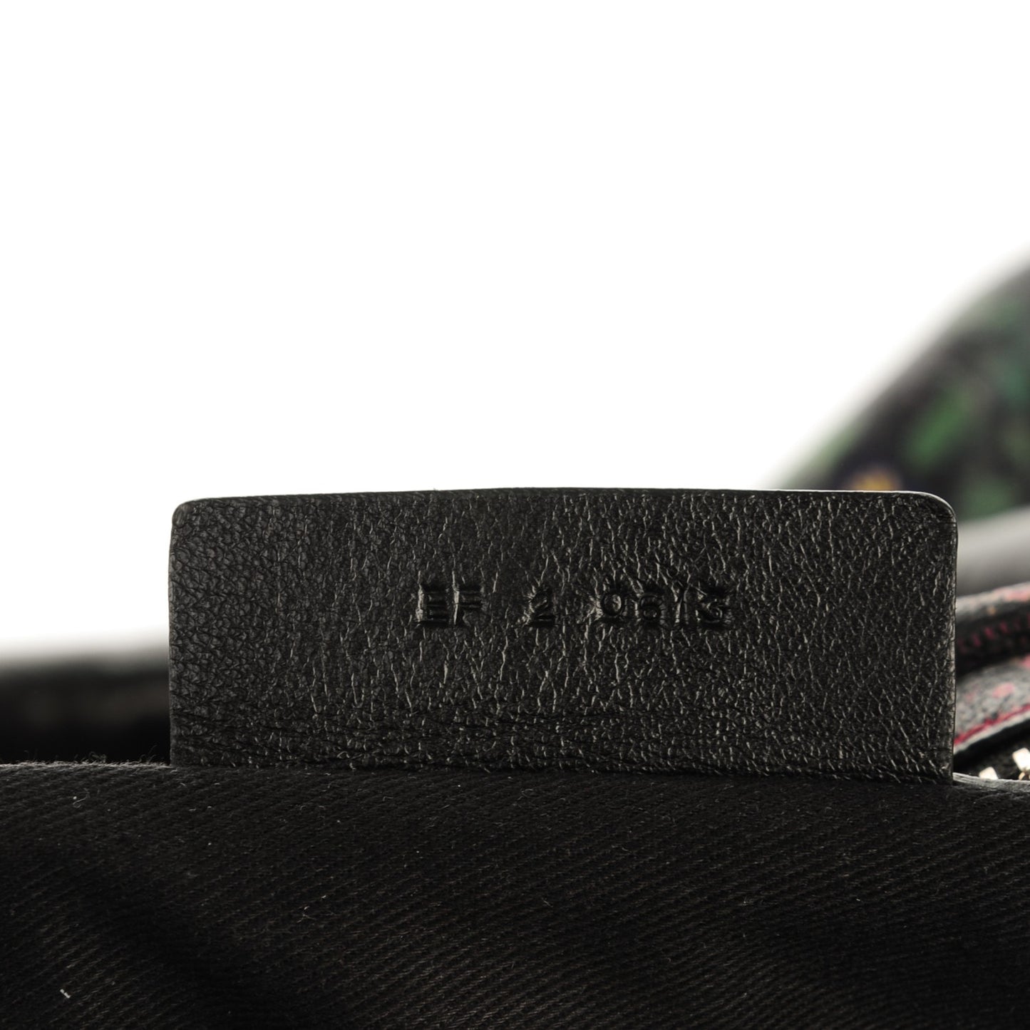 Lambskin Print Medium Pandora Black