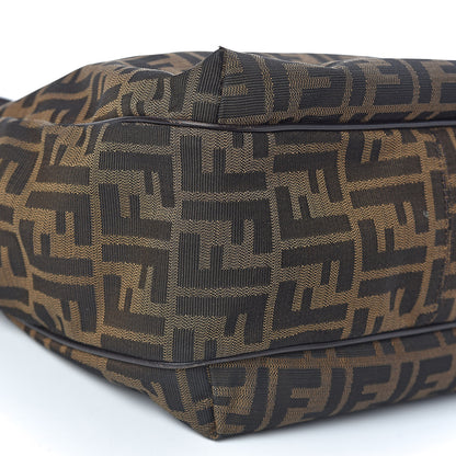 Fendi Zucca Small Chef Shopping Tote Tobacco Moro 12 of 14