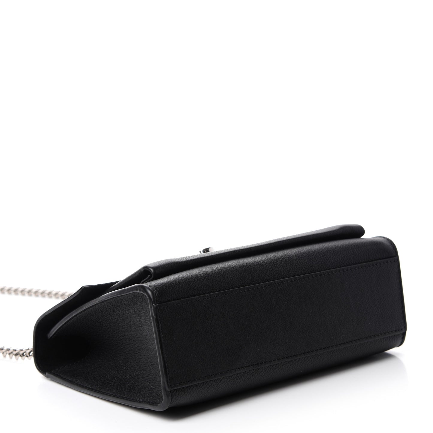 Soft Calfskin My Lockme Chain Bag BB Black