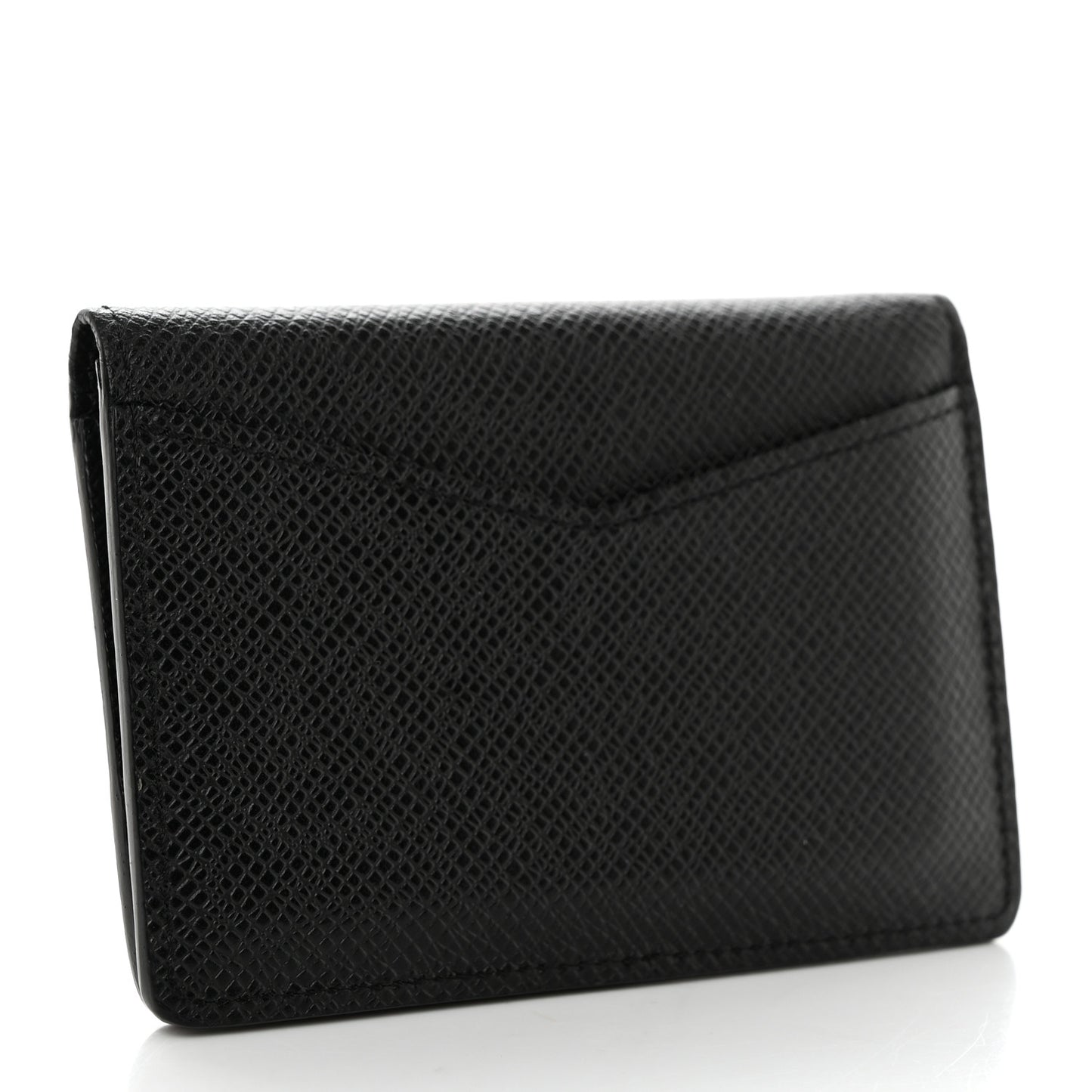 LOUIS VUITTON Taiga Pocket Organizer NM Black