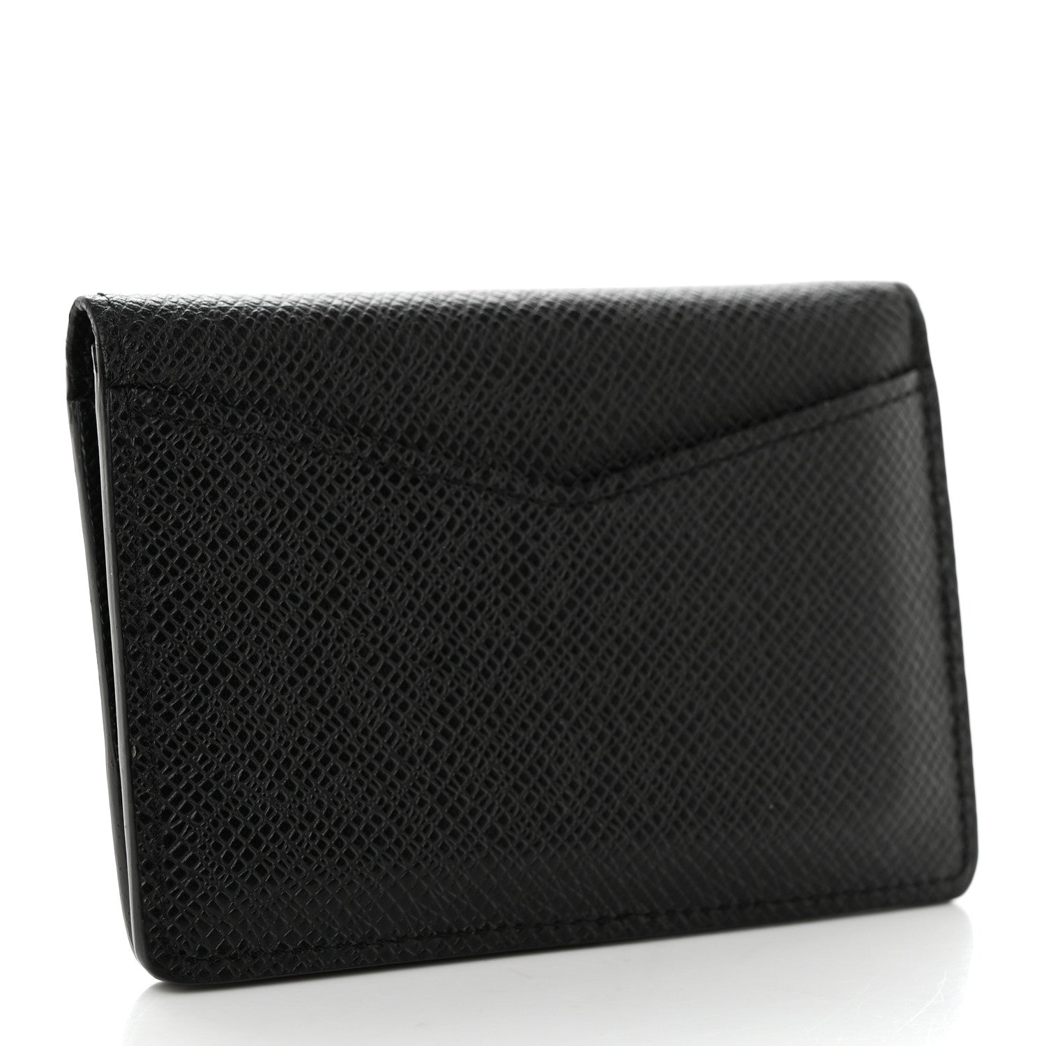 Louis Vuitton LOUIS VUITTON Taiga Pocket Organizer NM Black 3 of 7