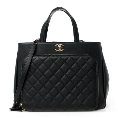 Chanel Caviar Quilted Large Business Affinity Shopping Bag Black 1 of 13