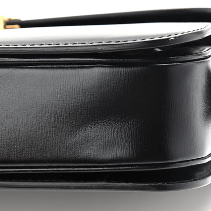 Celine Shiny Calfskin Large Triomphe Black 15 of 18