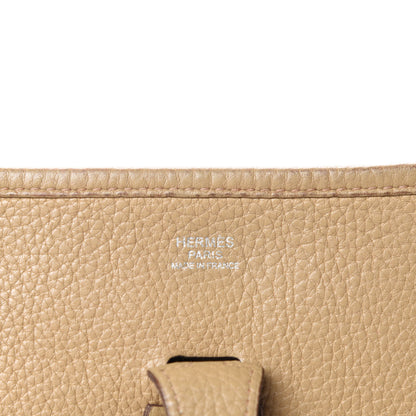 Hermes Taurillon Clemence Amazone Evelyne PM Camel 12 of 14