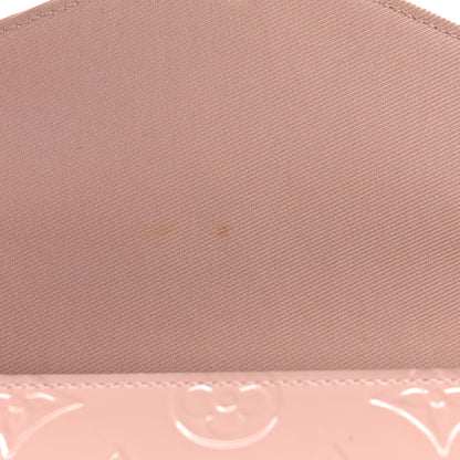 Louis Vuitton Vernis Felicie Chain Wallet Rose Ballerine 12 of 16