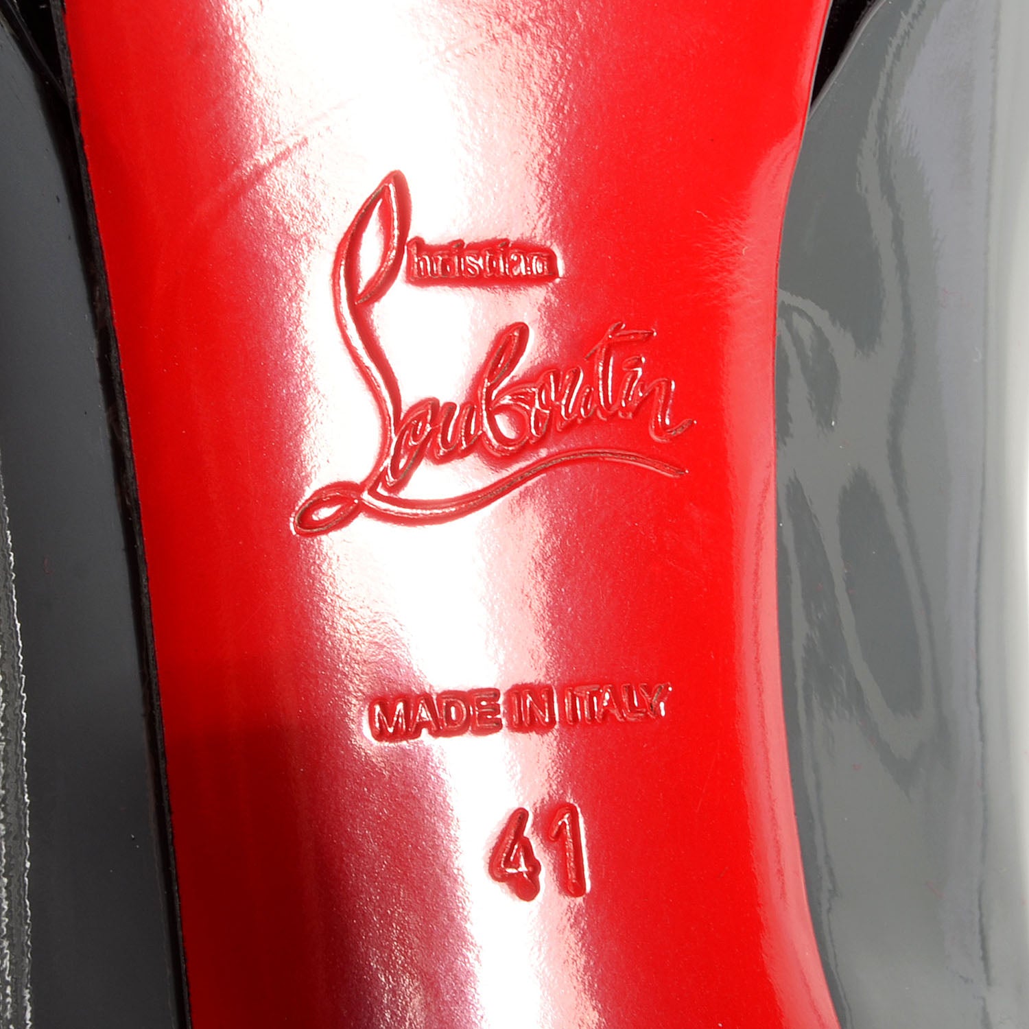 Christian Louboutin Patent Pigalle Plato 120 Pumps 41 Acier 7 of 8