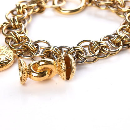 Chanel Bijoux Charm Bracelet Gold 8 of 8