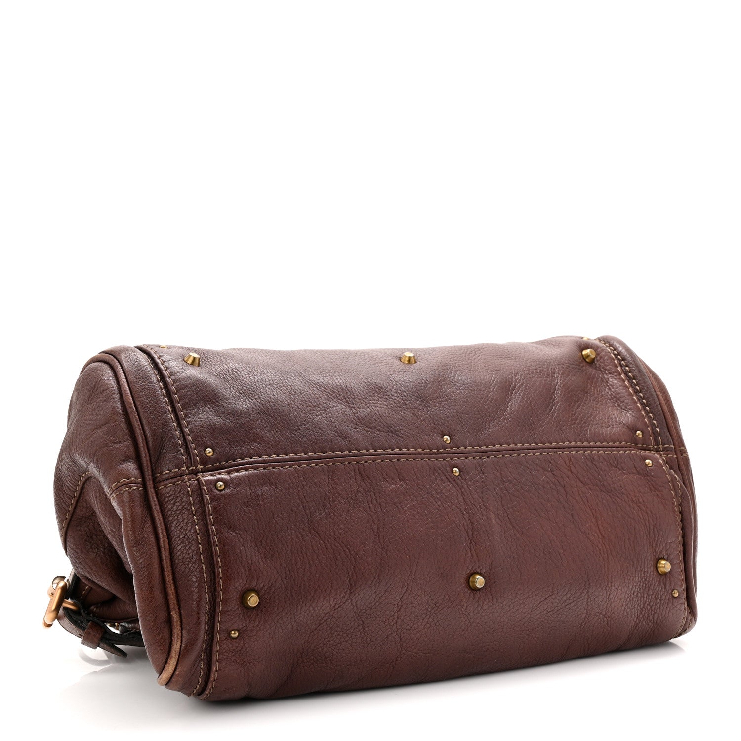 Chloe Calfskin Medium Paddington Satchel Chocolate 1783785
