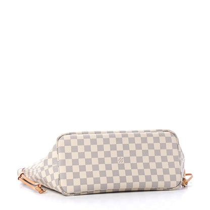 Louis Vuitton Damier Azur Neo Neverfull MM Rose Ballerine 3 of 4