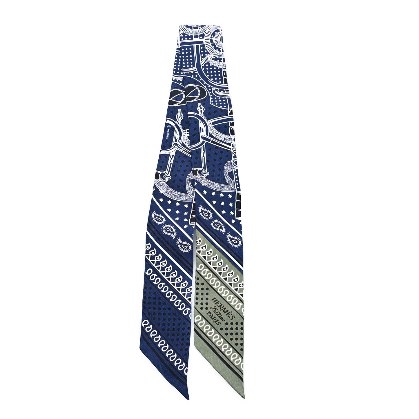 Silk Eperon d'Or Cut Twilly Marine Vert Sauge