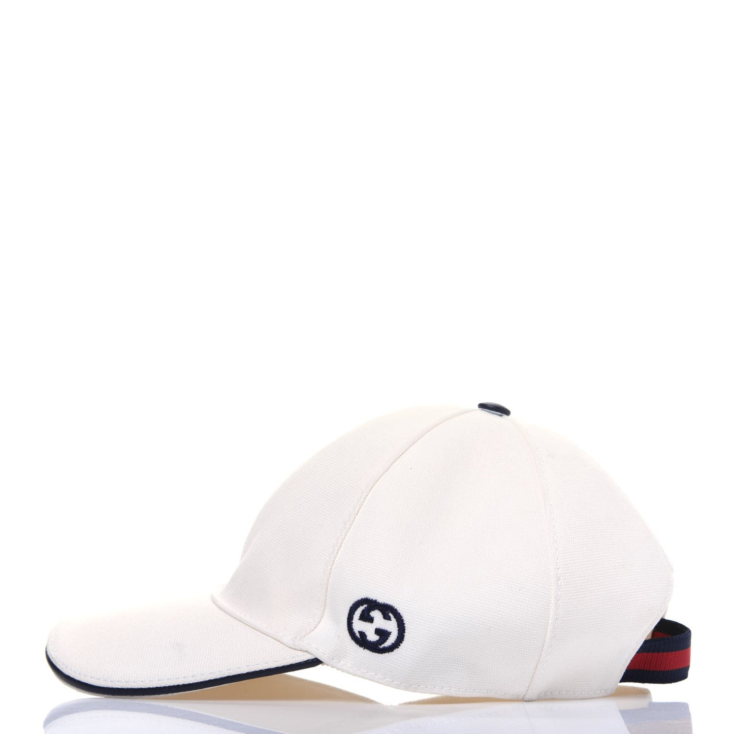 Canvas Web Baseball Hat S 57 White