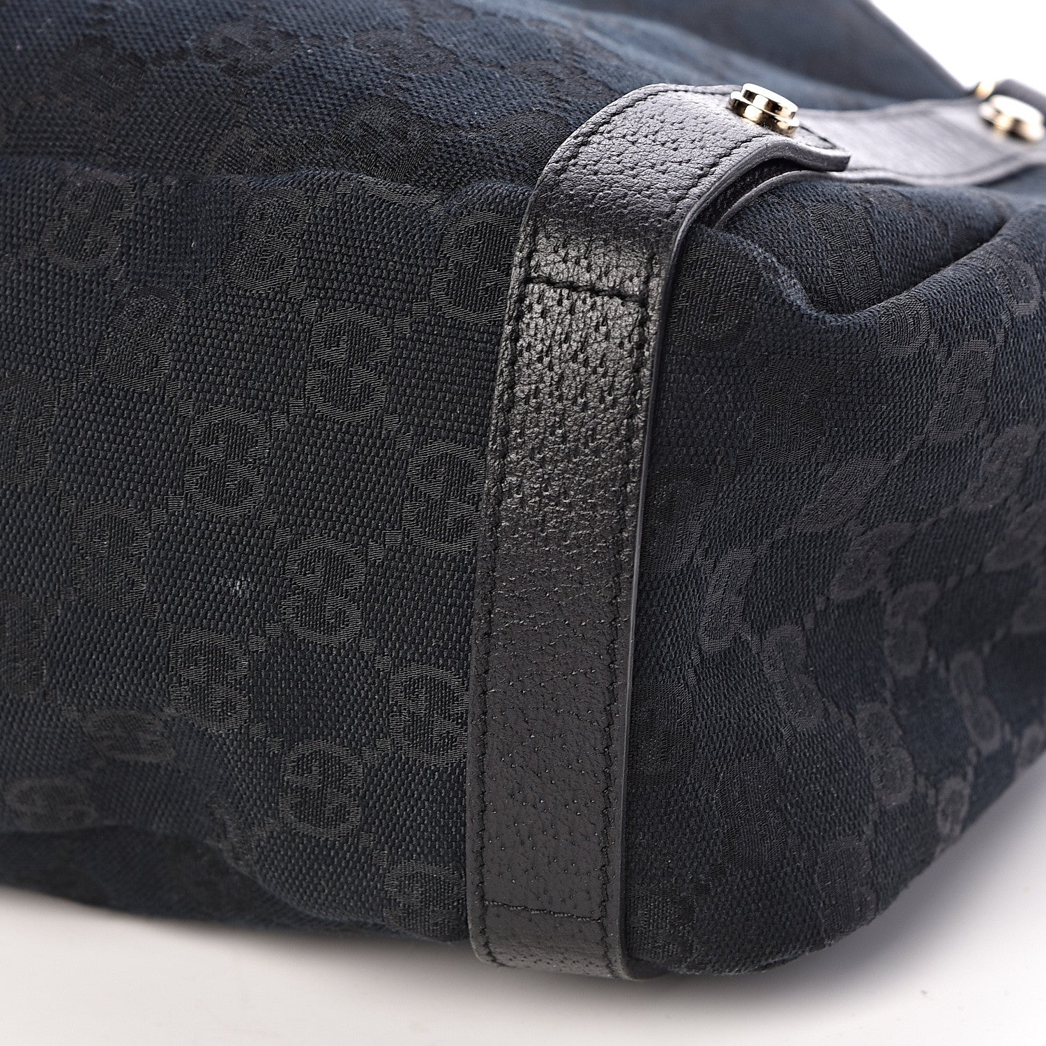 Gucci Monogram Medium Abbey Shoulder Bag Black 10 of 10