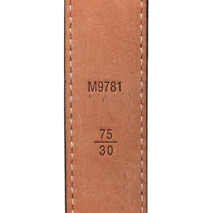 Louis Vuitton Mini Monogram 25mm LV Initiales Belt 75 30 5 of 6