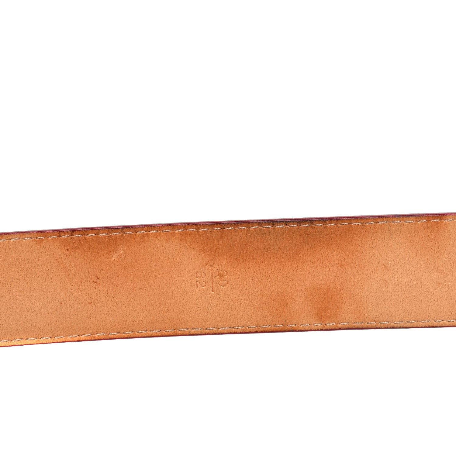 Louis Vuitton Vernis Ceinture 30mm Belt 80 32 Pomme D'Amour 7 of 9