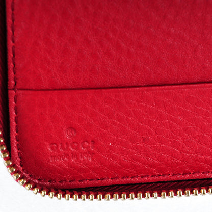 Gucci Calfskin Medium Soho Zip Around Wallet Tabasco Red 6 of 7
