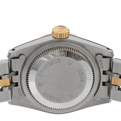 TUDOR Stainless Steel 18K Yellow Gold Diamond 25mm Princess Date Automatic Watch Champagne 92413 4 of 4