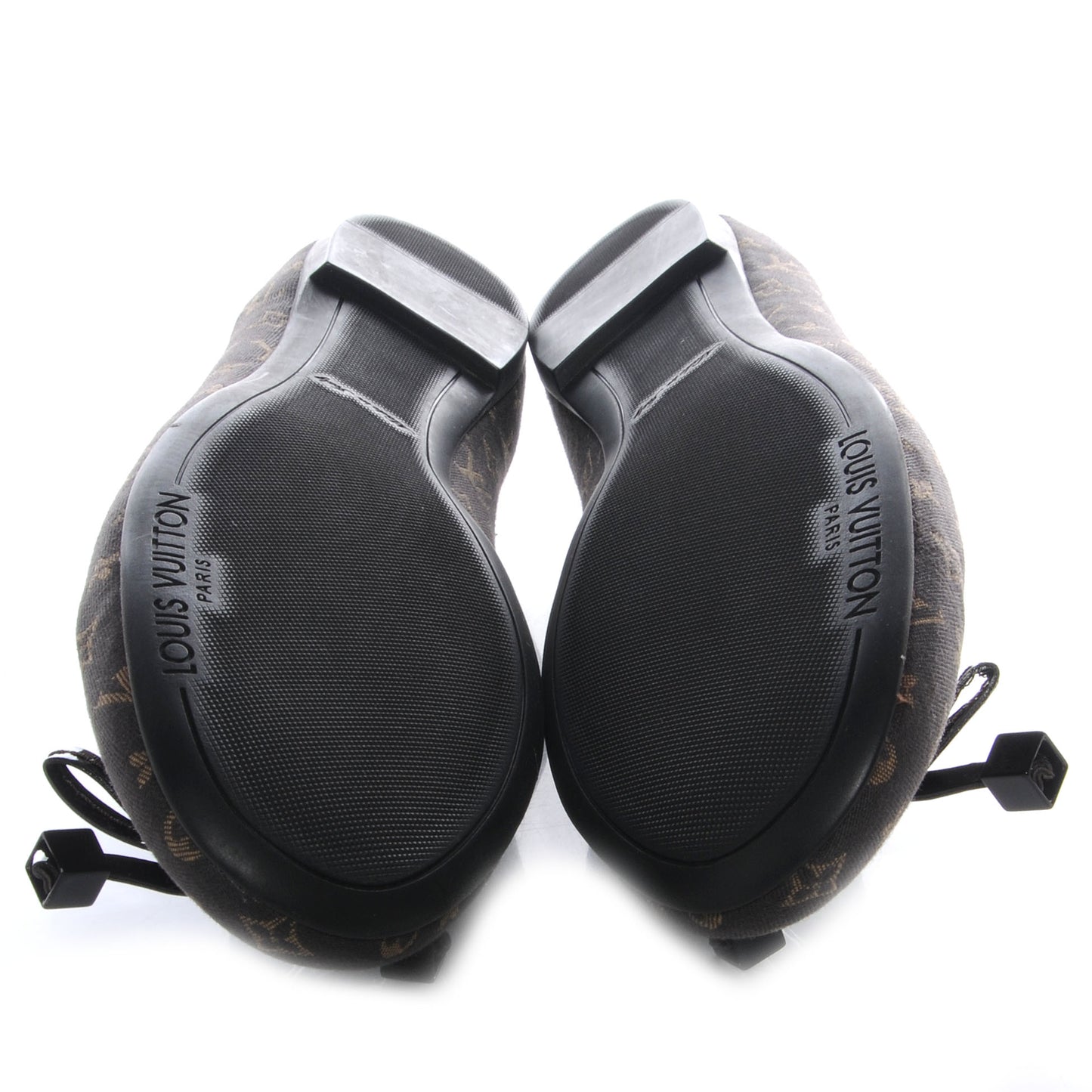 Monogram Debbie Ballet Flats 40 Fusain