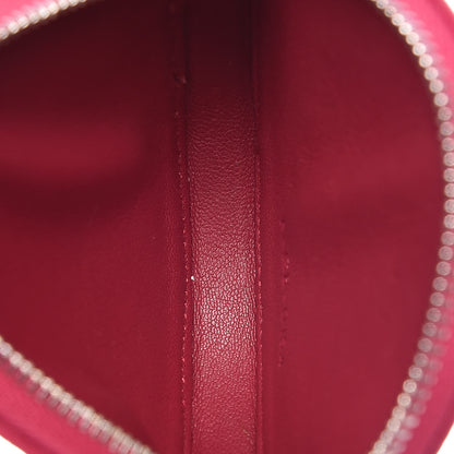 Celine Grained Calfskin Round Zip Coin Purse 5 of 9