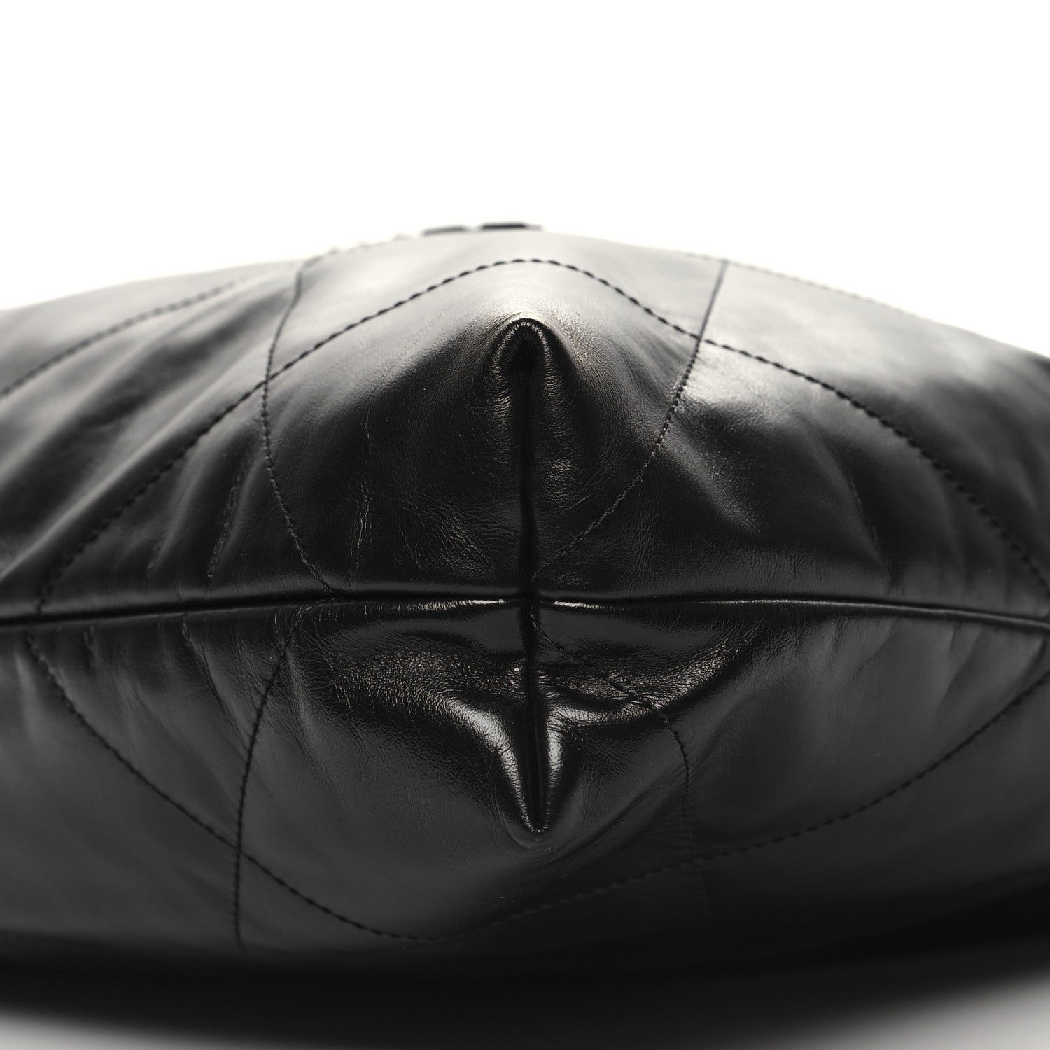 Chanel Shiny Calfskin Quilted Chanel 22 So Black 12 of 13