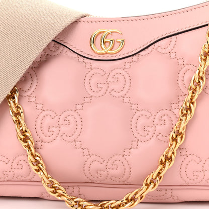 Gucci Calfskin GG Matelasse Chain Handbag Perfect Pink Natural 9 of 11