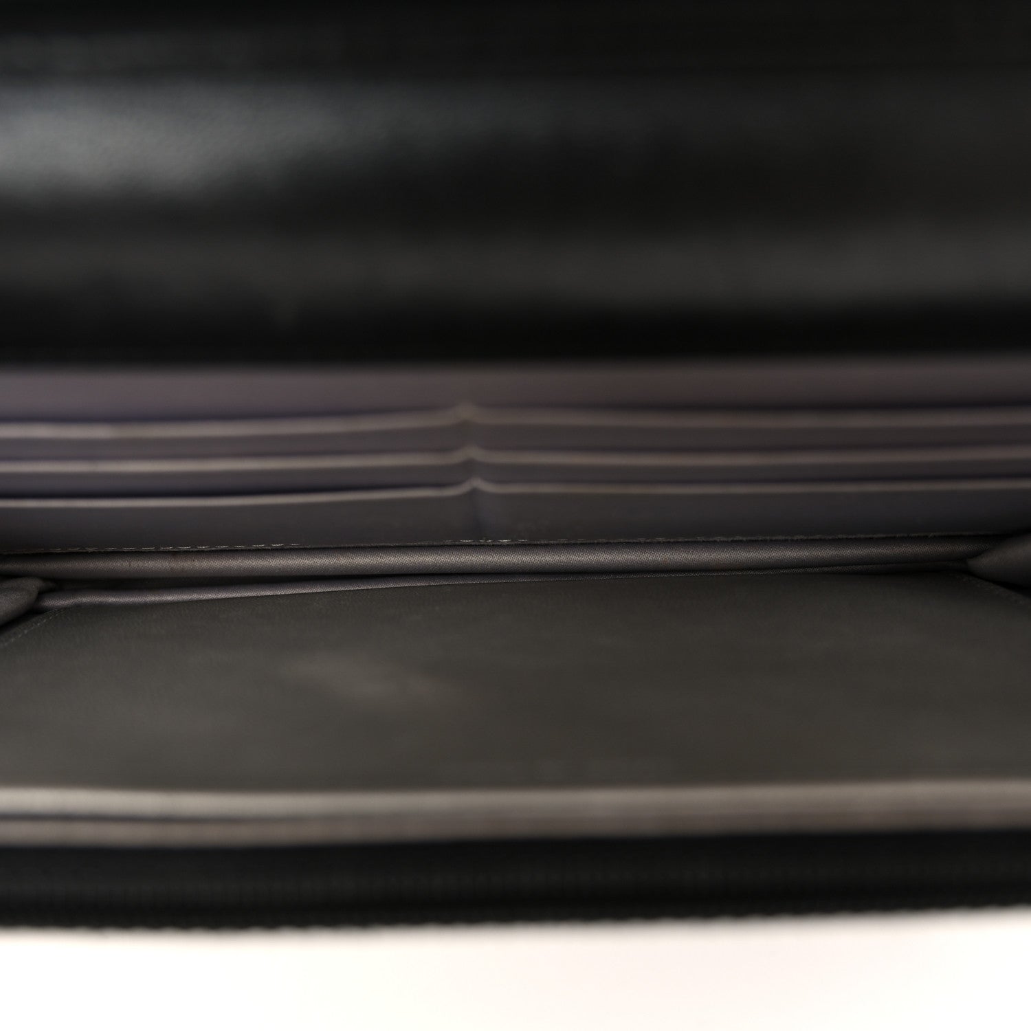 Chanel Lambskin Camellia Embossed Wallet On Chain WOC Black 5 of 11