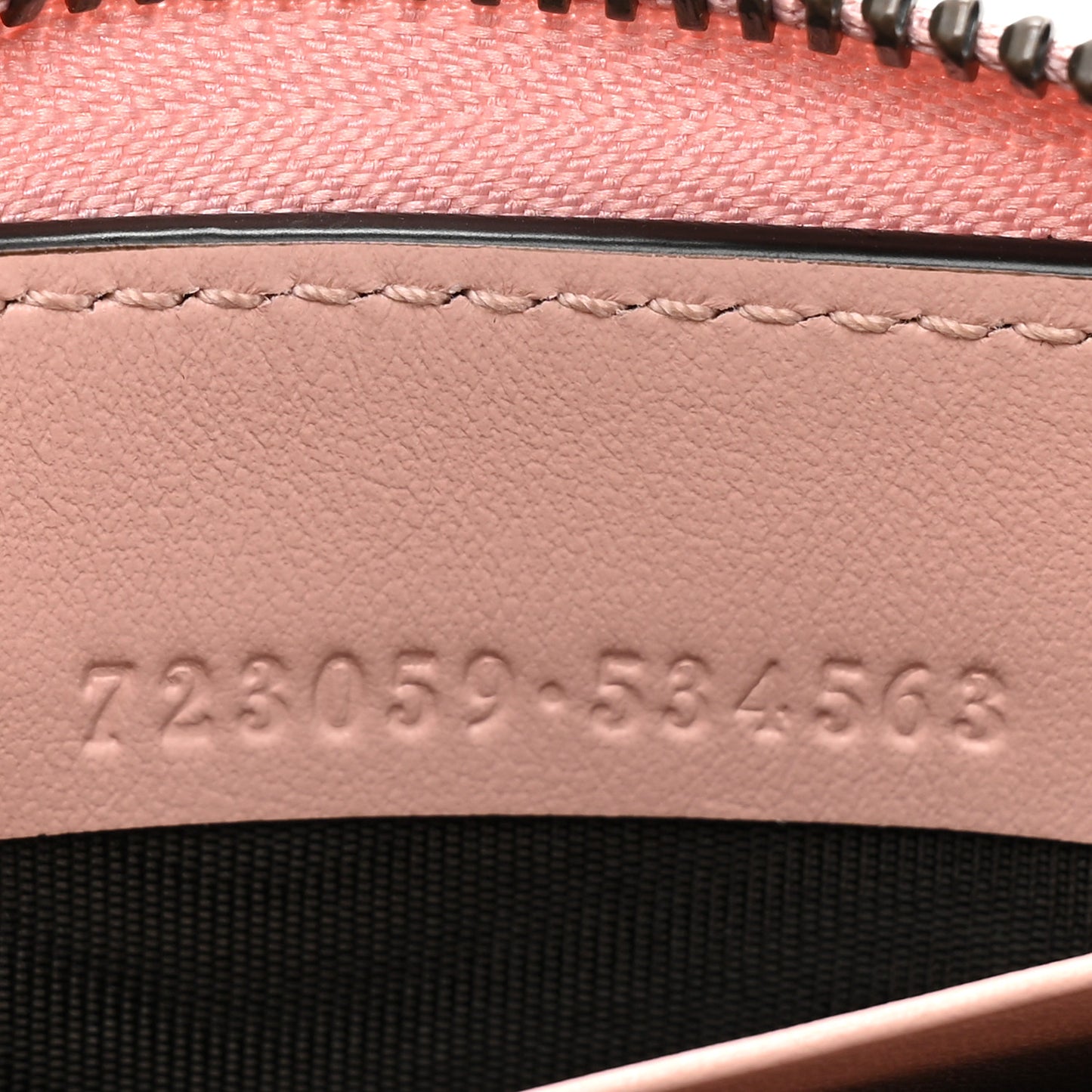 Calfskin Matelasse GG Marmont Wallet On Chain Perfect Pink