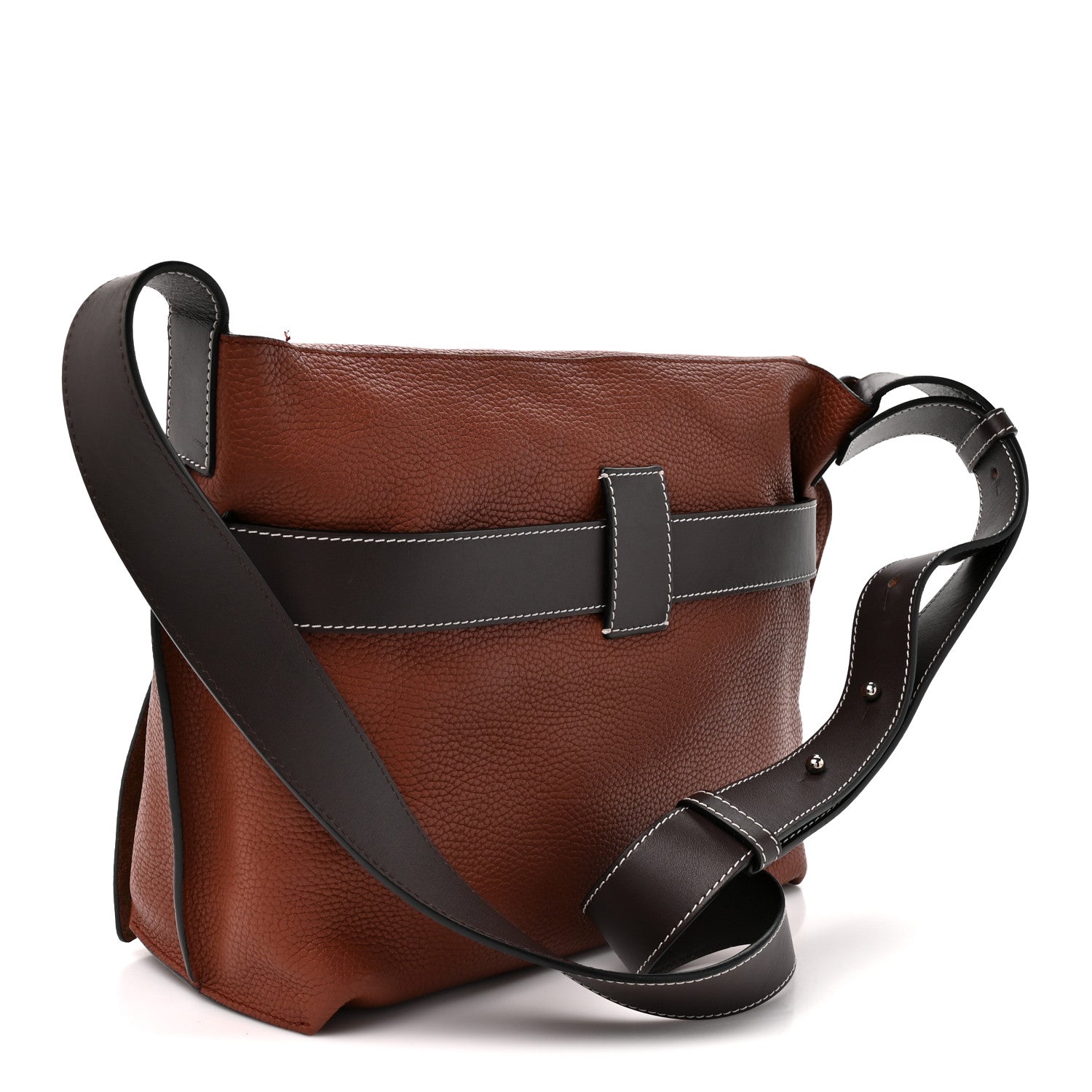 Loewe Soft Grained Calfskin Military Messenger Bag Cognac 2 of 9