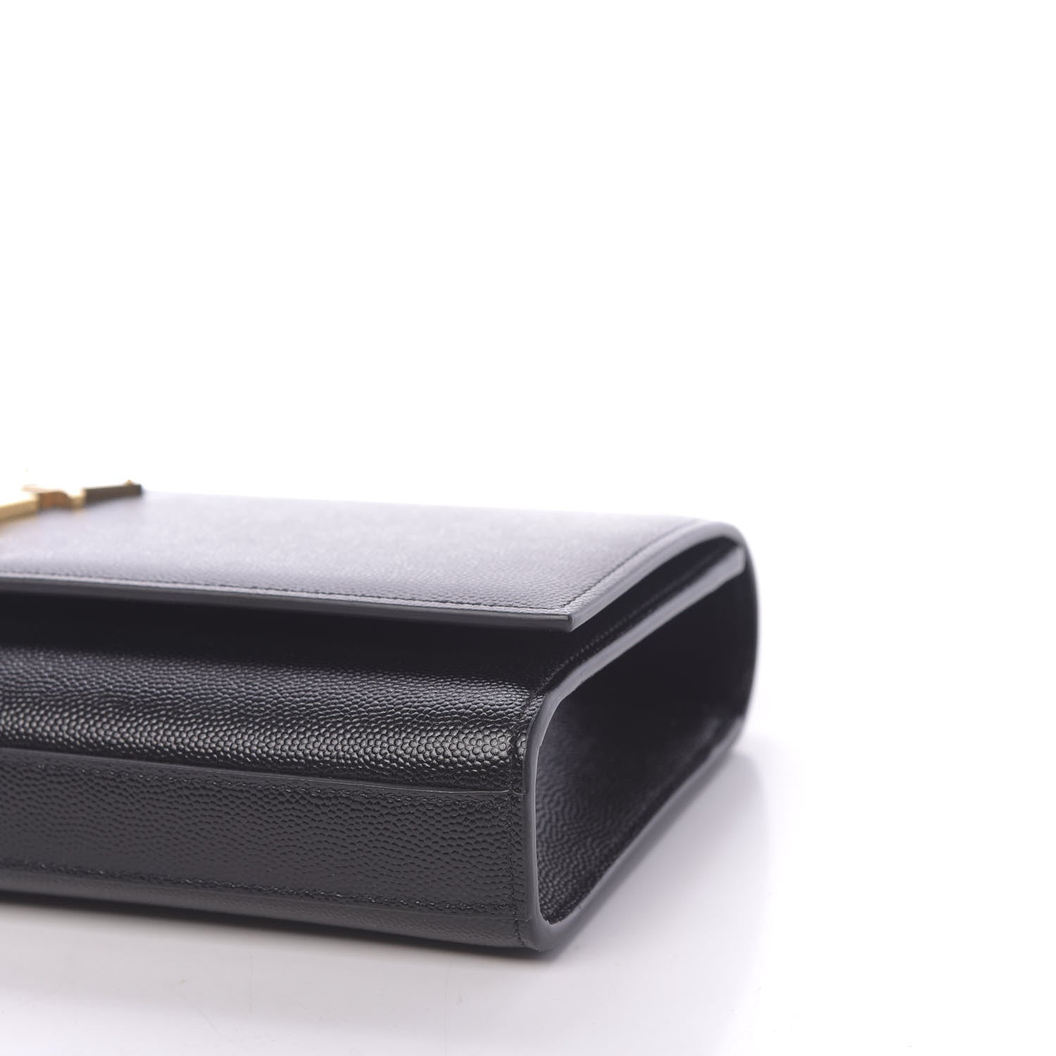 Saint Laurent Grain De Poudre Monogram Cassandre Clutch Black 8 of 9
