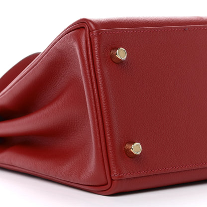 Hermes Evercolor Kelly Retourne 28 Rouge Casaque 7 of 13
