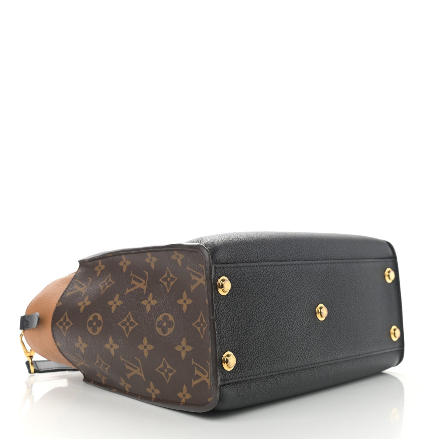 Calfskin Monogram On My Side Black