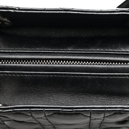 Christian Dior Lambskin Cannage Medium Lady Dior Black 20 of 25