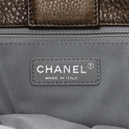 Chanel Metallic Deerskin Cerf Executive Shopper Tote Copper 6 of 12
