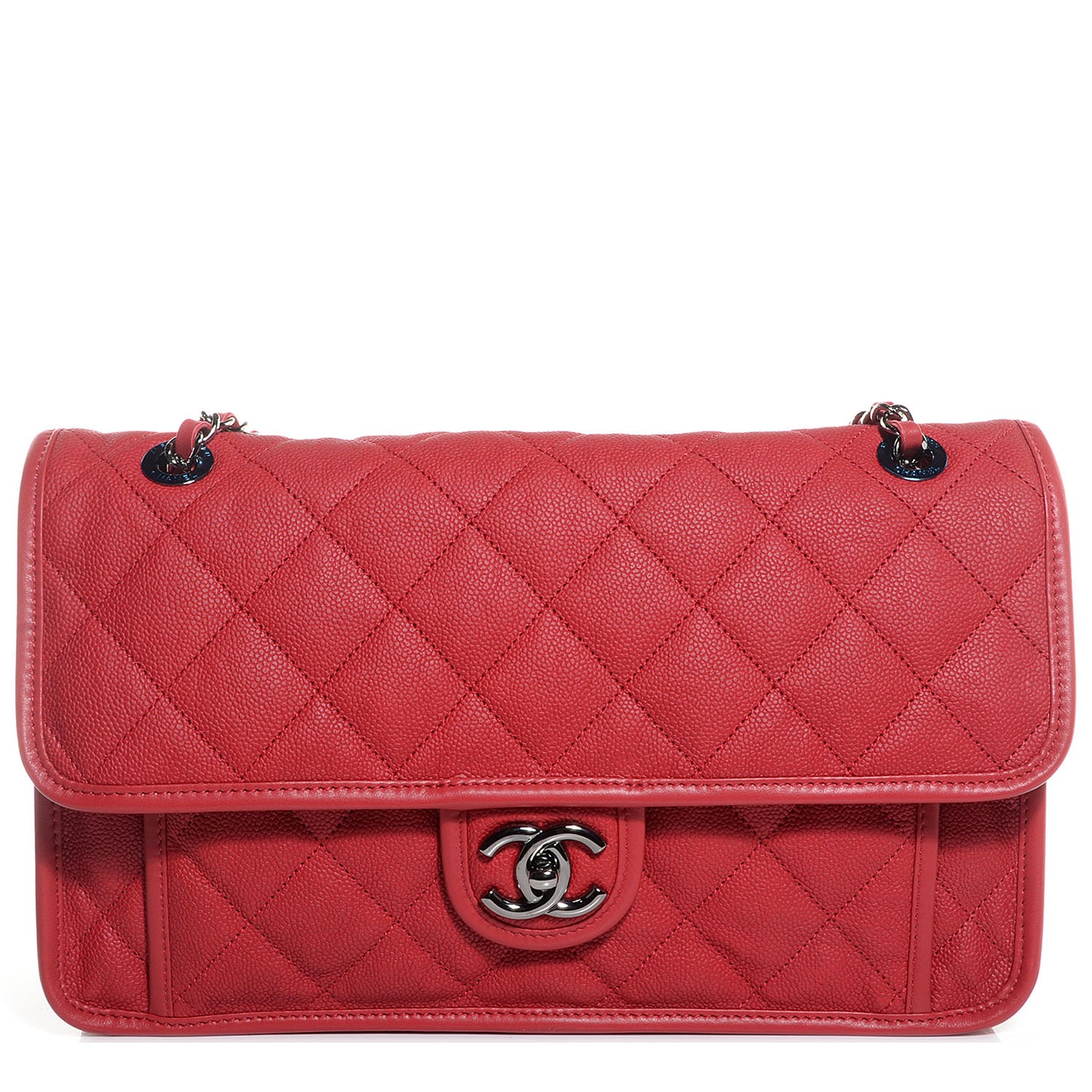 Caviar French Riviera Large Flap Red