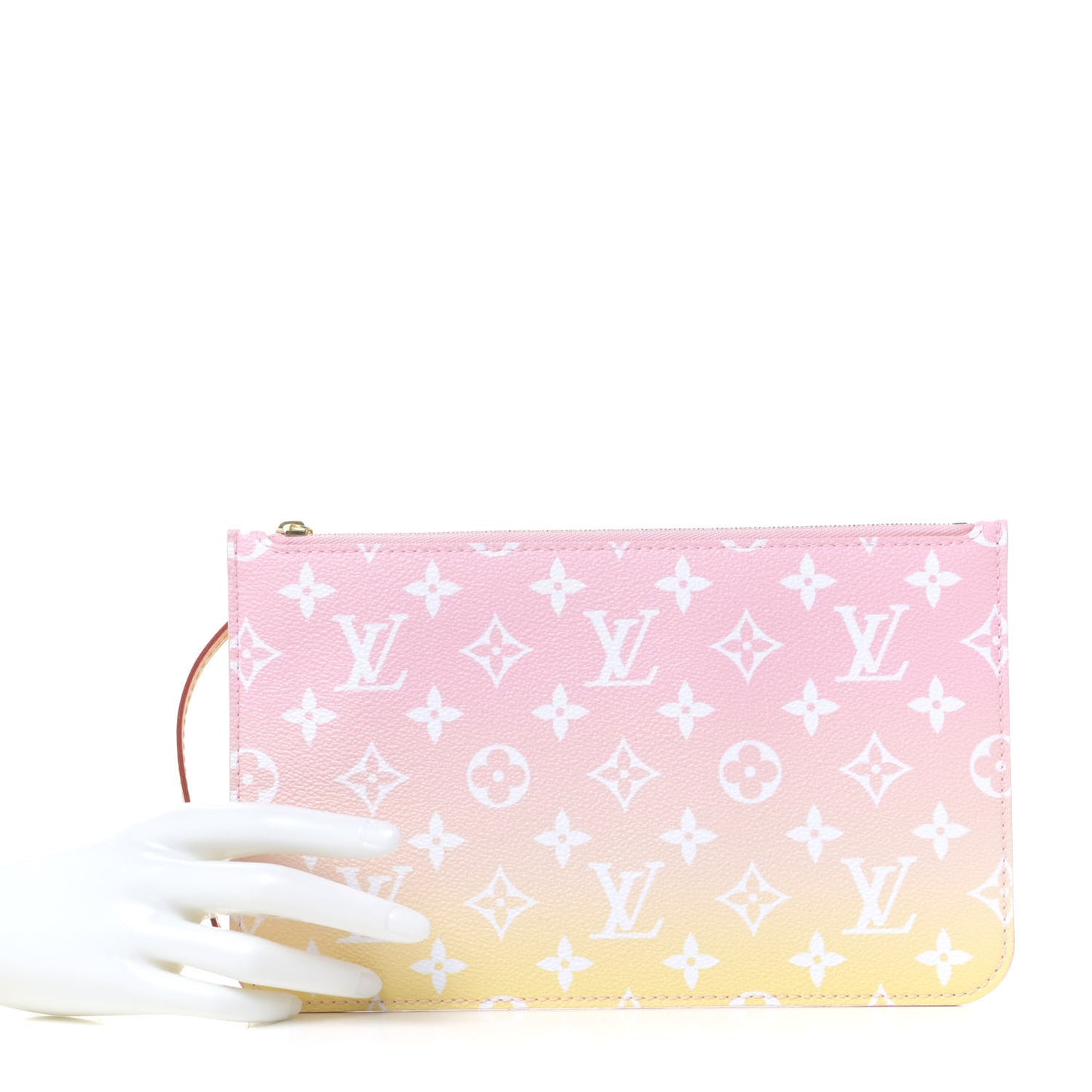 Monogram By The Pool Neverfull MM Pochette Light Pink