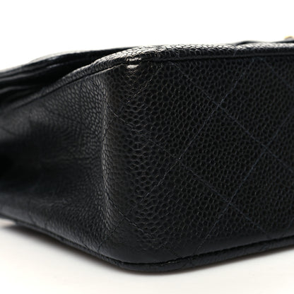 Chanel Caviar Quilted Medium Double Flap Black 9 of 10