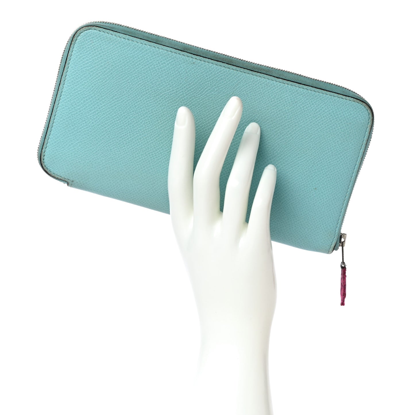 Epsom Silk'In Wallet Bleu Atoll Rose Tyrien