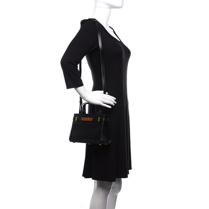 Saint Laurent Smooth Calfskin Manhattan Nano Shopper Tote Black 2 of 10