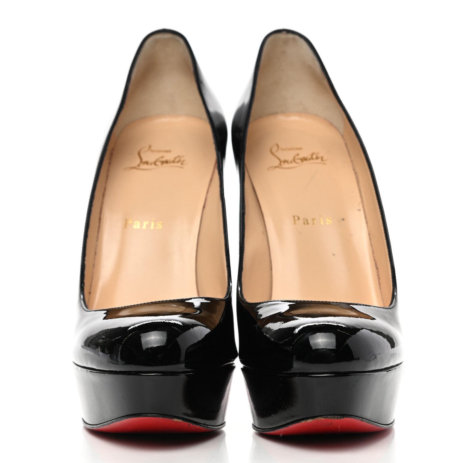 Christian Louboutin Patent Bianca 140 Pumps 39 Black 2 of 9