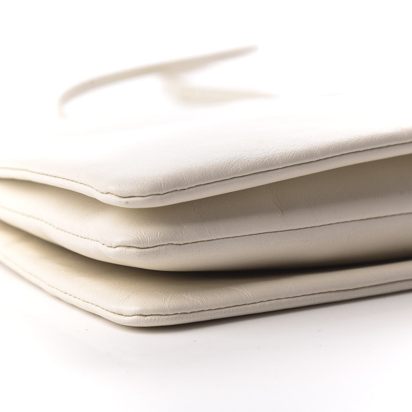 Lambskin Large Trio Crossbody Bag White