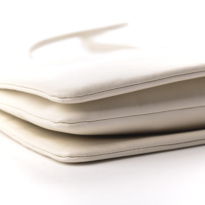 Celine Lambskin Large Trio Crossbody Bag White 5 of 10