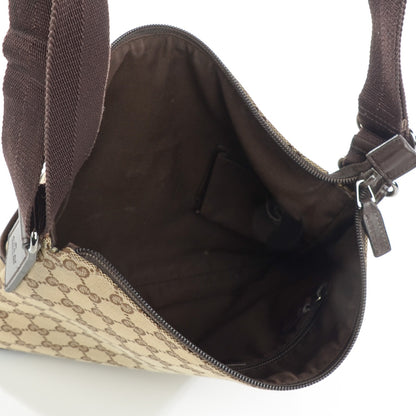 Gucci Monogram Calfskin Perforated Medium Flat Messenger Bag Dark Brown 5 of 11