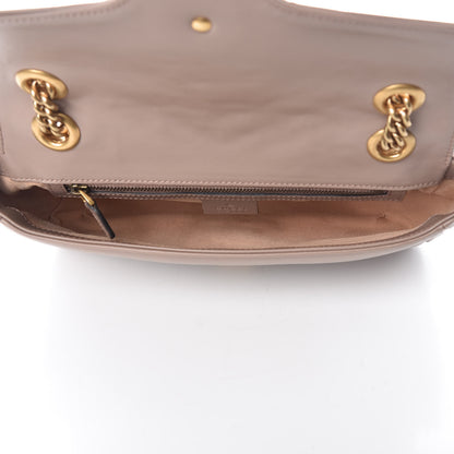 Gucci Calfskin Matelasse Small GG Marmont Shoulder Bag Porcelain Rose 5 of 9