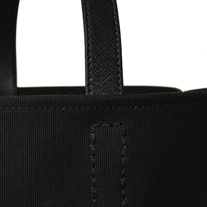 Prada Canapa Racing Logo Shopping Tote Black Verde 10 of 10