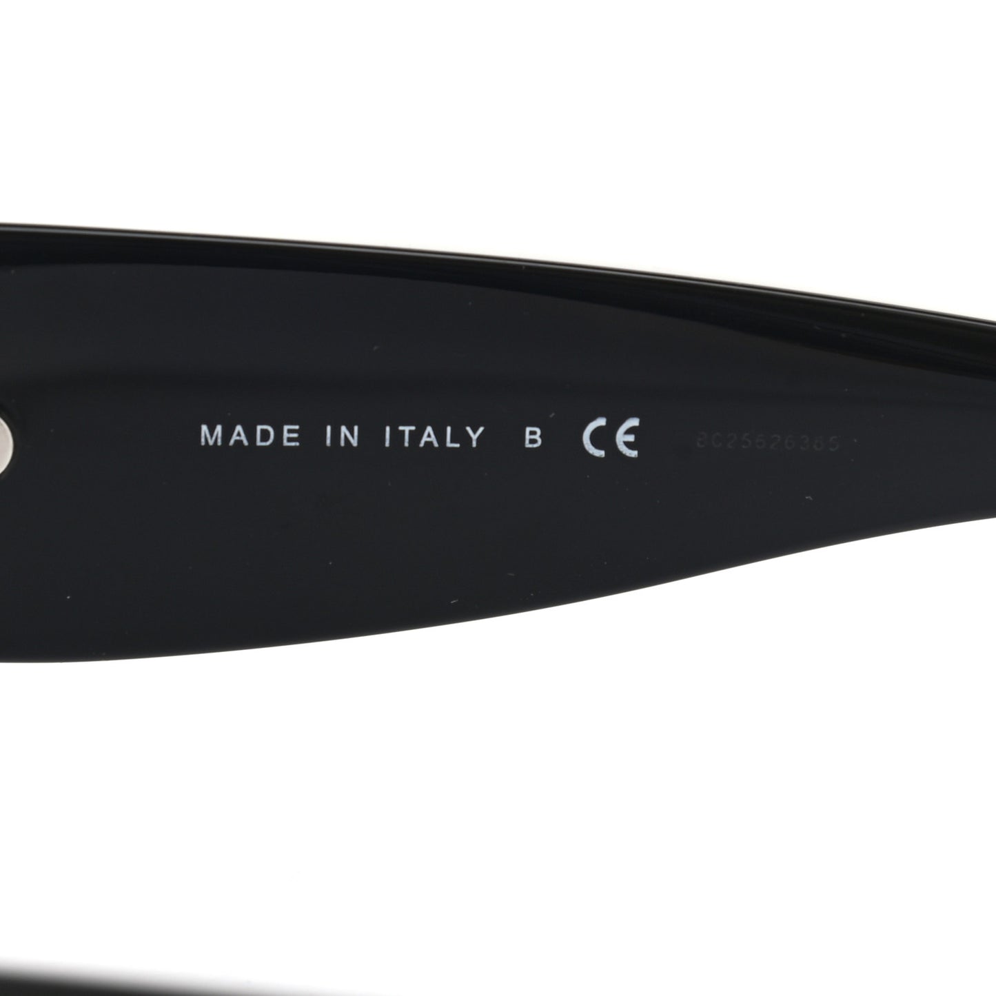Acetate Rectangle Sunglasses 5435 Black Grey