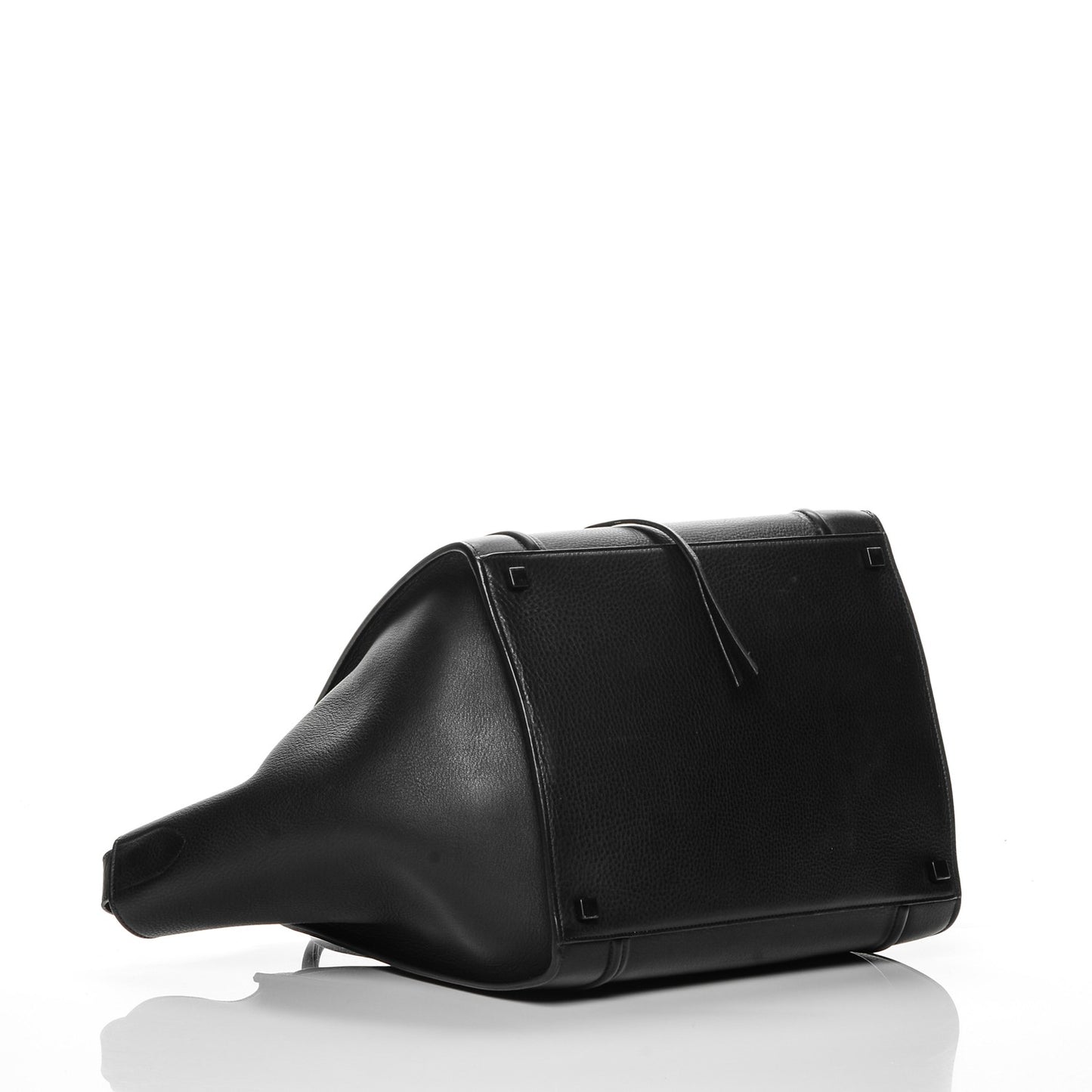 Supple Calfskin Medium Phantom Luggage Black