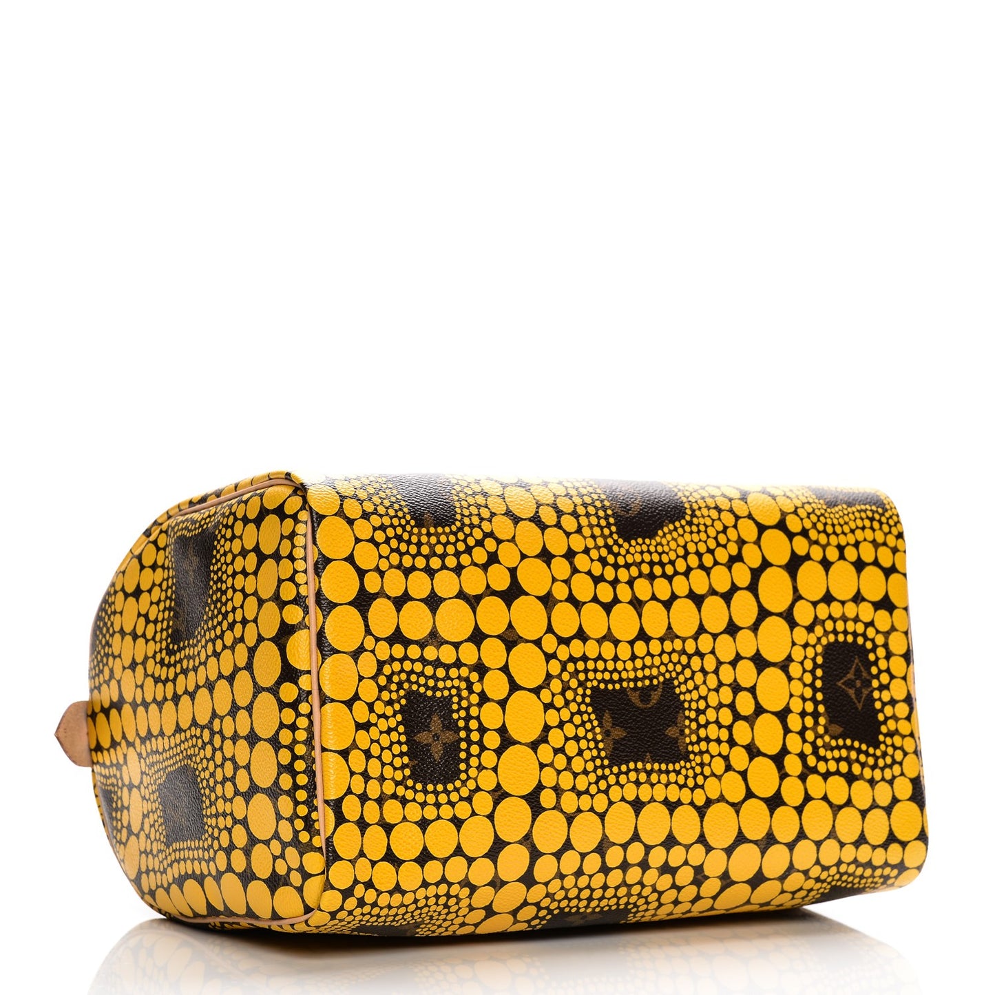 Monogram Kusama Town Speedy 30 Yellow