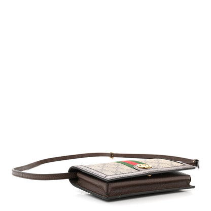 Gucci GG Supreme Monogram Web Ophidia Belt Bag Beige Ebony New Acero 4 of 10