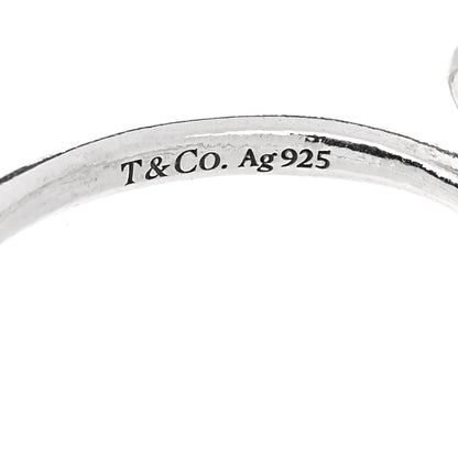 Tiffany Sterling Silver Paloma Picasso Graffiti Love Ring 52 6 4 of 5