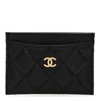Chanel Caviar Quilted Card Holder Black 1 of 7
